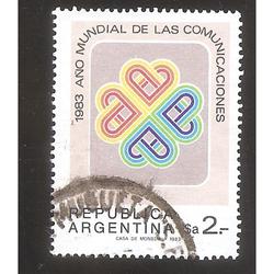 ARGENTINA 1983 (MT1431) AÑO DE LAS COMUNICACIONES  USADA