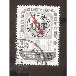 ARGENTINA 1965 (MT105 Aerea) TELECOMUNICACIONES  (UIT),  USA