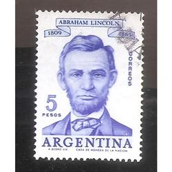 ARGENTINA 1960 (MT618)  LINCOLN RA VERTICAL USADA