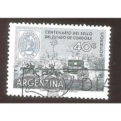 ARGENTINA 1958(MT593) CENTENARIO SELLO DE CORDOBA USADO