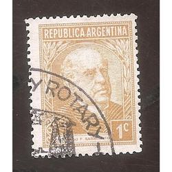 ARGENTINA 1935(MT364II) SARMIENTO  FILI RA RO, TIPOGRAFIA,