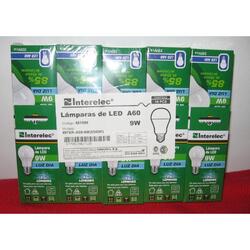 LAMPARAS LED A60 9W INTERELEC 10unidades pilarsur