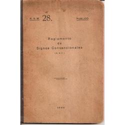 Libro Reglamento De Signos Convencionales 1926 Ejercito Arg.