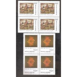 ARGENTINA  1981 CUADRITOS MT1286-87  PLASTICA ARGENTINA