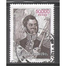 ARGENTINA 1982 (MT1346) SAN MARTIN DE $50.000  USADA
