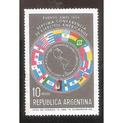 ARGENTINA 1966 (MT775) CONFERENCIA EJEERCITOS AMERICANOS USA