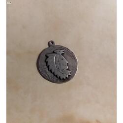 Medalla De Plata Con Imagen Indio En RelieveCod06 pilarsur