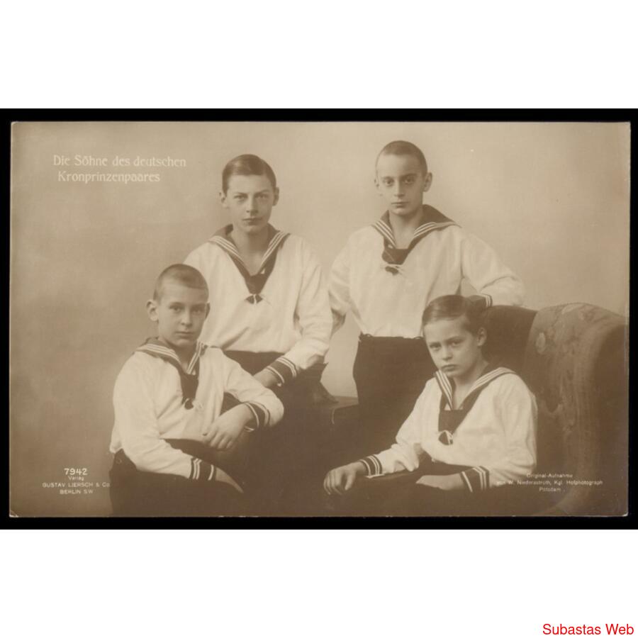 ALEMANIA REICH. TP. Los principes. KRONPRINZENPAARES