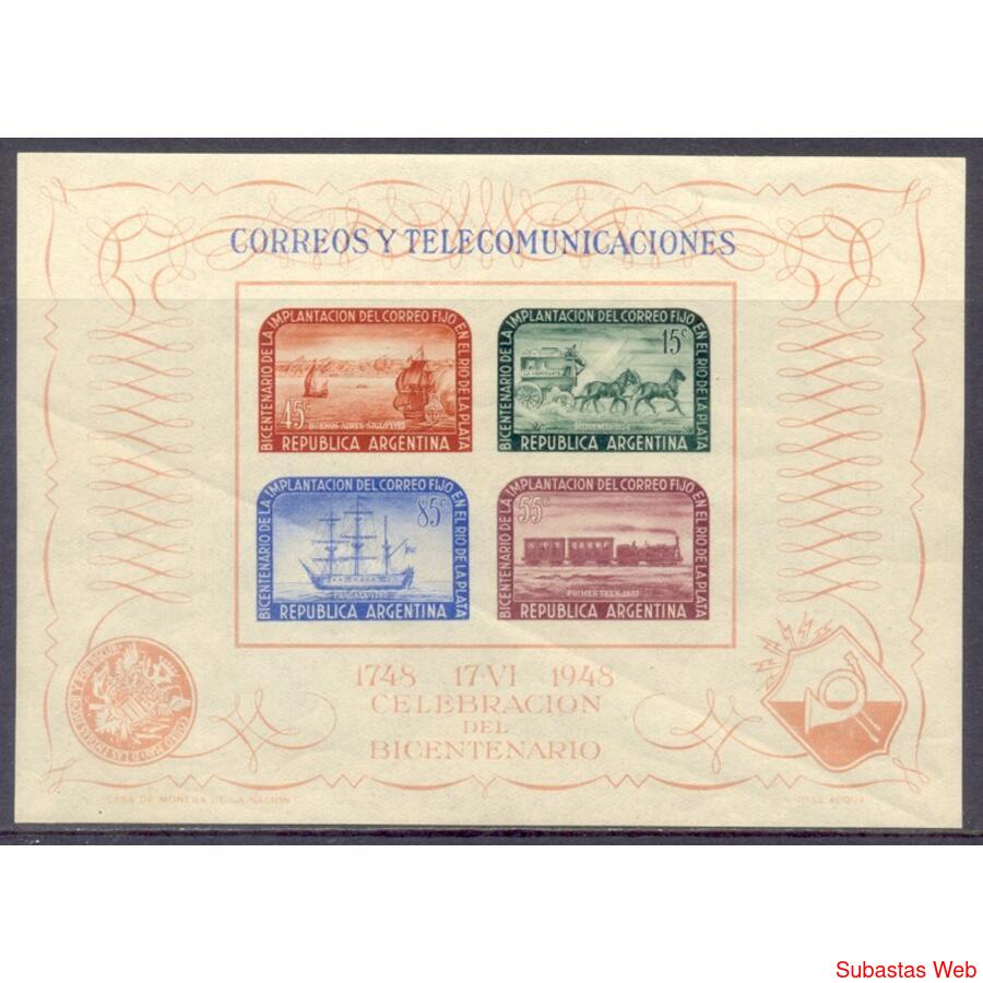 ARGENTINA GJ HB11 CORREO FIJO RIO DE LA PLATA.  VC: U$ 12.00