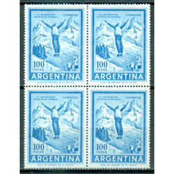 ARGENTINA GJ1148. ESQUIADOR $100 TIZADO IMPORTADO. U$40.00