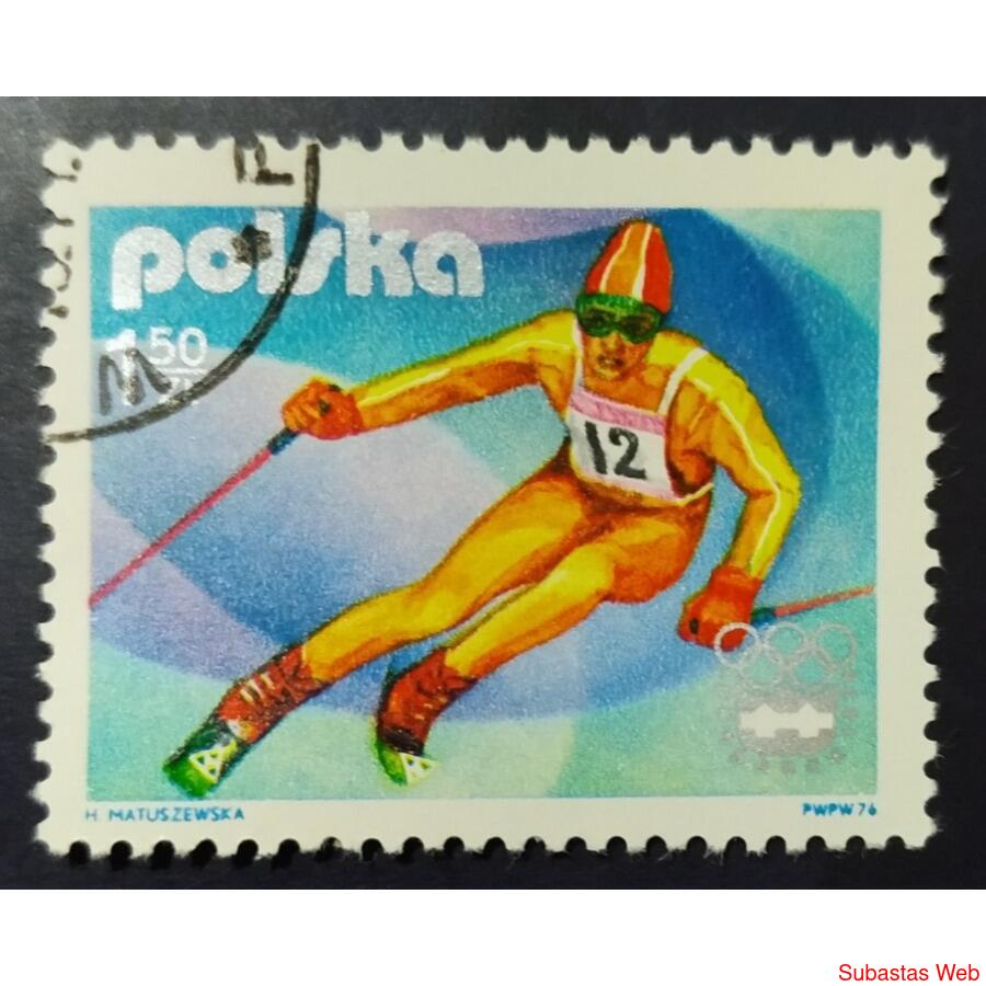 POLONIA AÑO 1976, SCOTT 2139, USADA