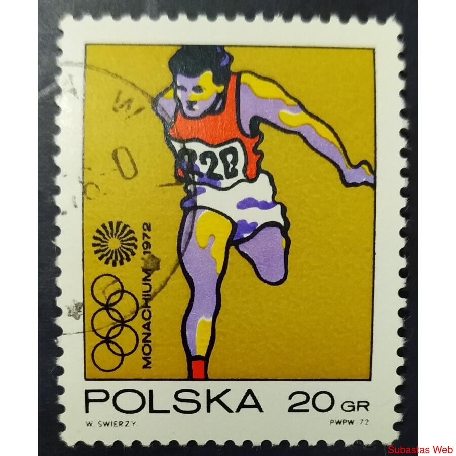 POLONIA AÑO 1972, SCOTT 1878, USADA