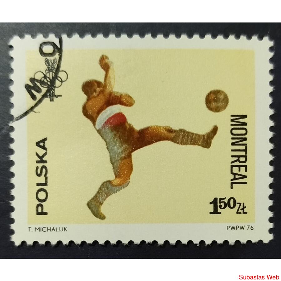 POLONIA AÑO 1976, SCOTT 2168, USADA