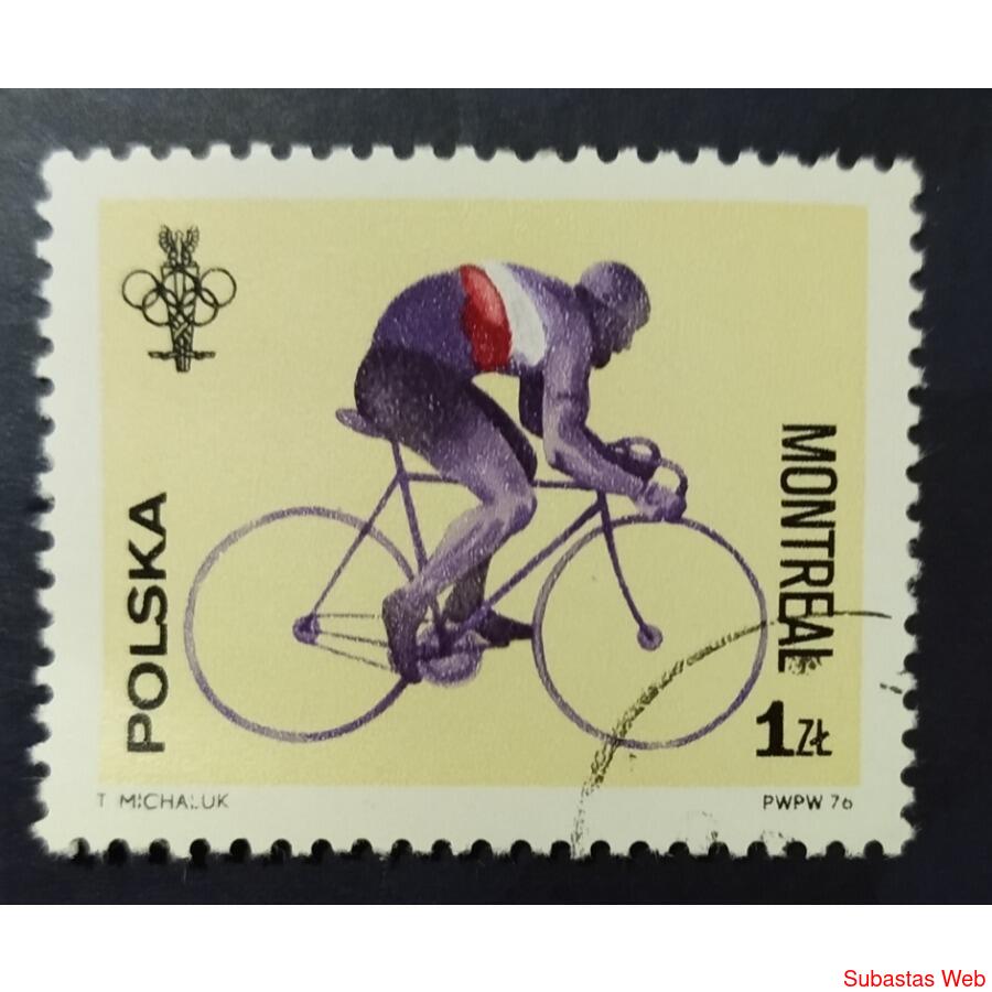 POLONIA AÑO 1976, SCOTT 2167, USADA