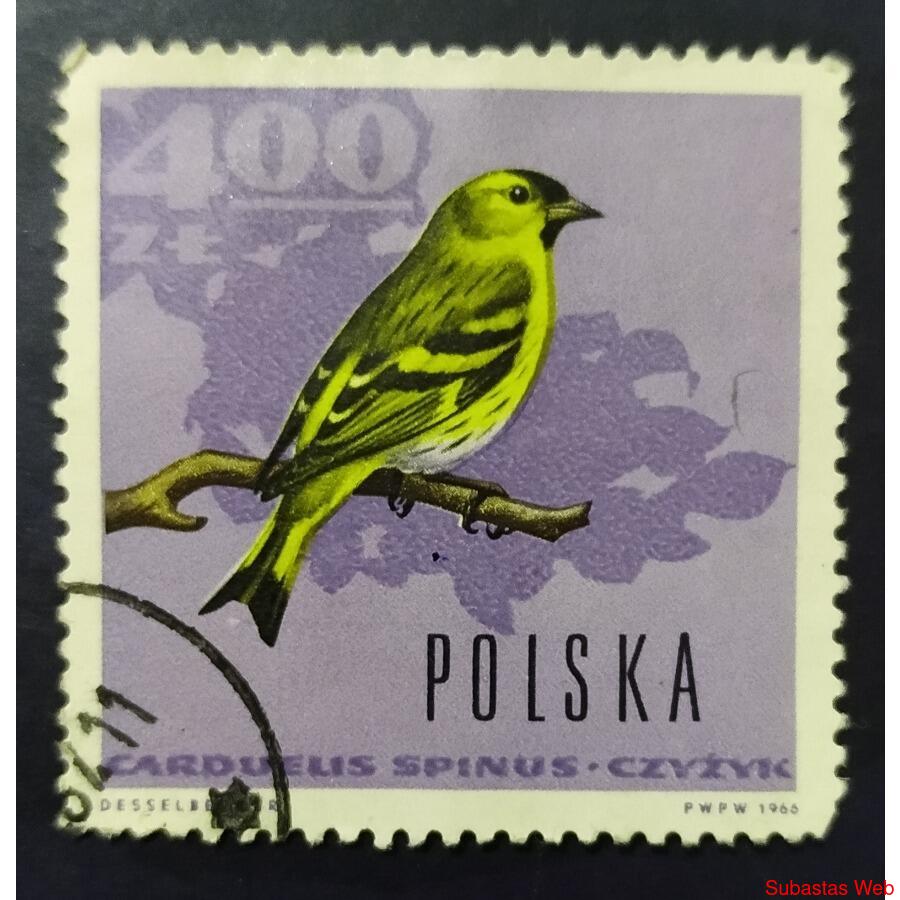 POLONIA AÑO 1966, SCOTT 1458, USADA