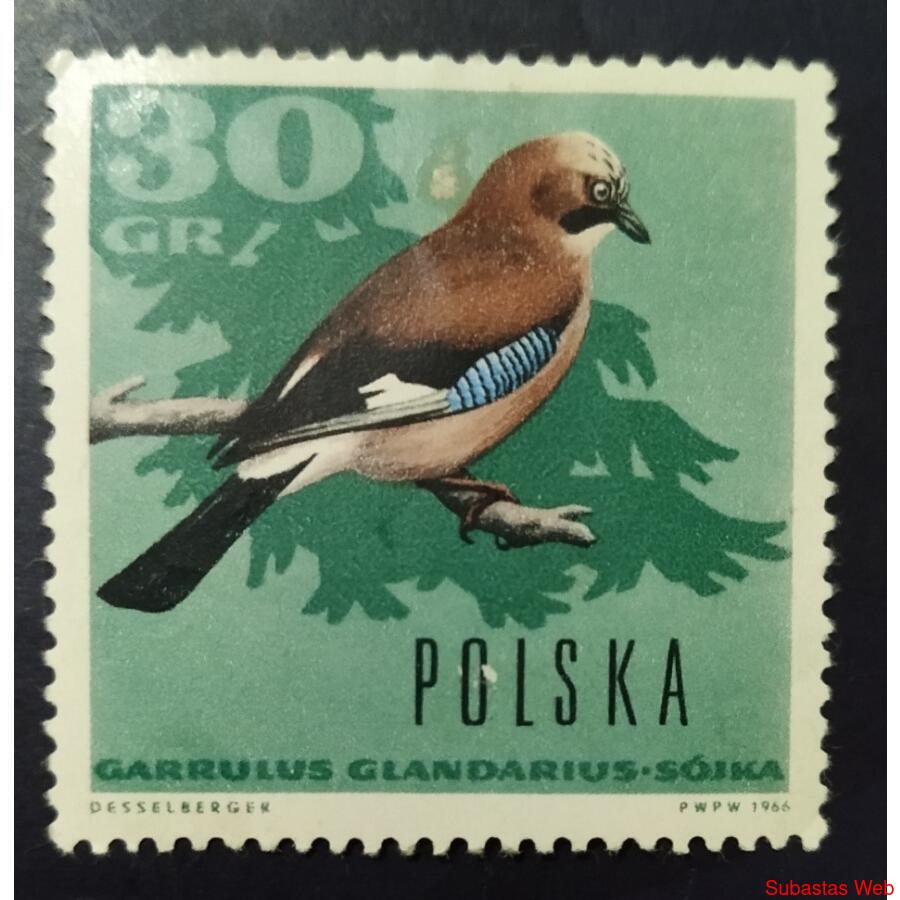 POLONIA AÑO 1966, SCOTT 1454, USADA