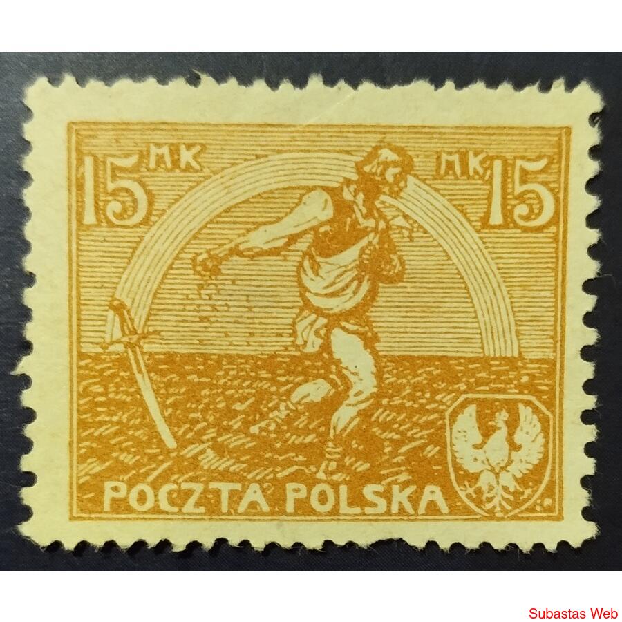 POLONIA AÑO 1921, SCOTT 155, NSGRB