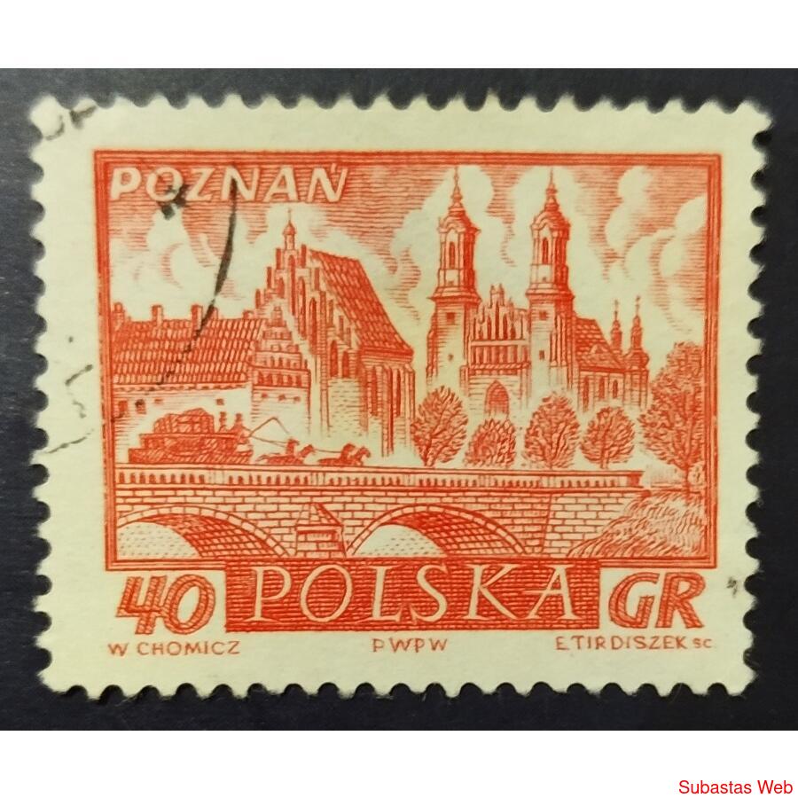 POLONIA AÑO 1960, SCOTT 950, USADA
