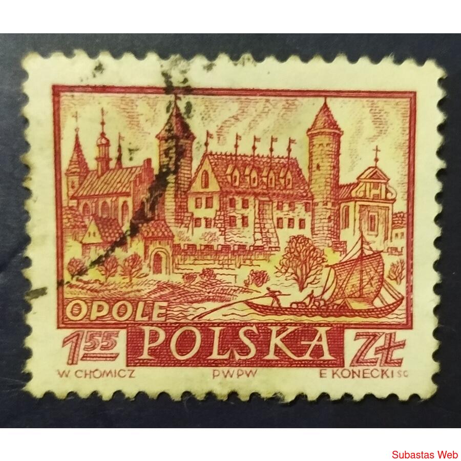 POLONIA AÑO 1960, SCOTT 960, USADA