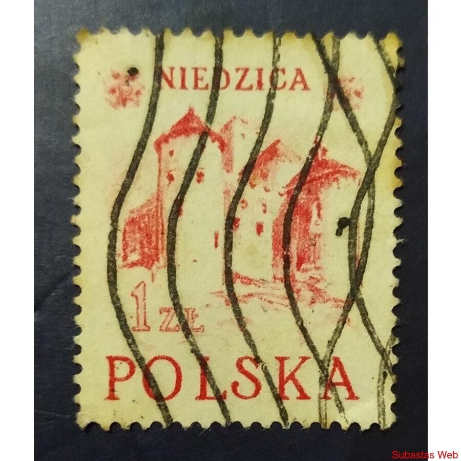 POLONIA AÑO 1952, SCOTT 556, USADA