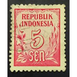 INDONESIA AÑO 1951, SCOTT 371, USADA