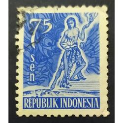 INDONESIA AÑO 1951, SCOTT 384, USADA