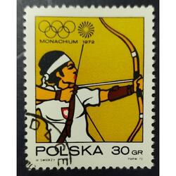 POLONIA AÑO 1972, SCOTT 1879, USADA