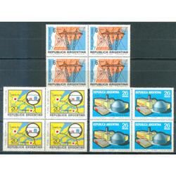 ARGENTINA GJ1505/1507 GRANDES OBRAS SERIE EN CUADROS MINT