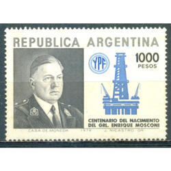 ARGENTINA GJ1904 GENERAL ENRIQUE MOSCONI. EJEMPLAR MINT