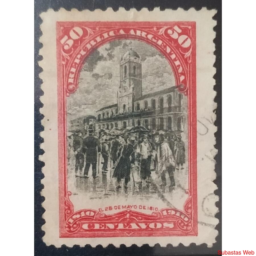 ARGENTINA AÑO 1910, GJ 311, USADA