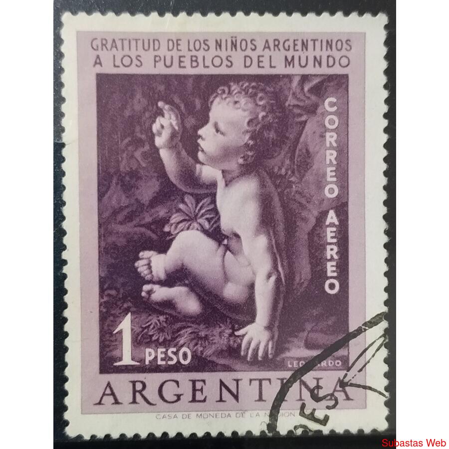 ARGENTINA AÑO 1956, GJ 1072, USADO