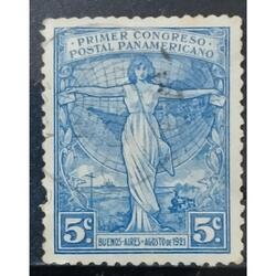 ARGENTINA AÑO 1921, GJ 530, USADA