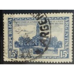 ARGENTINA AÑO 1933, GJ 728, USADA