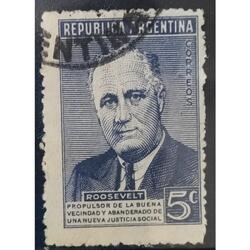 ARGENTINA AÑO 1946, GJ 927, USADA