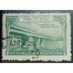 ARGENTINA AÑO 1947, GJ 942, USADA