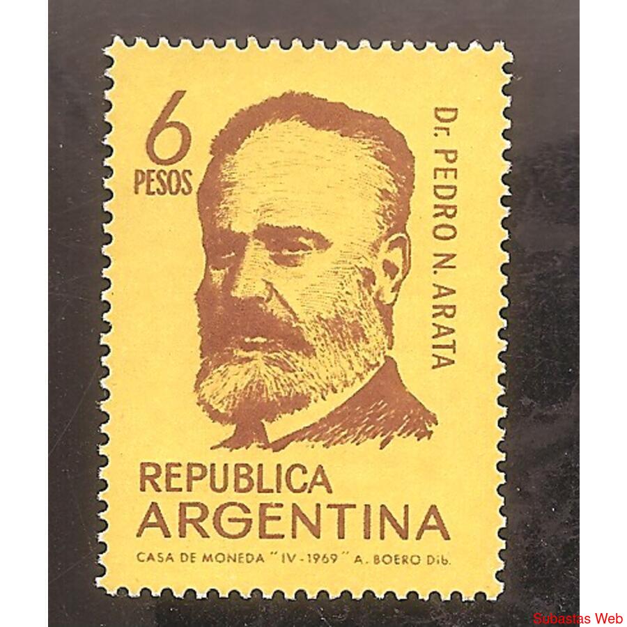 ARGENTINA 1969(840) HOMBRES DE CIENCIA,  NSG