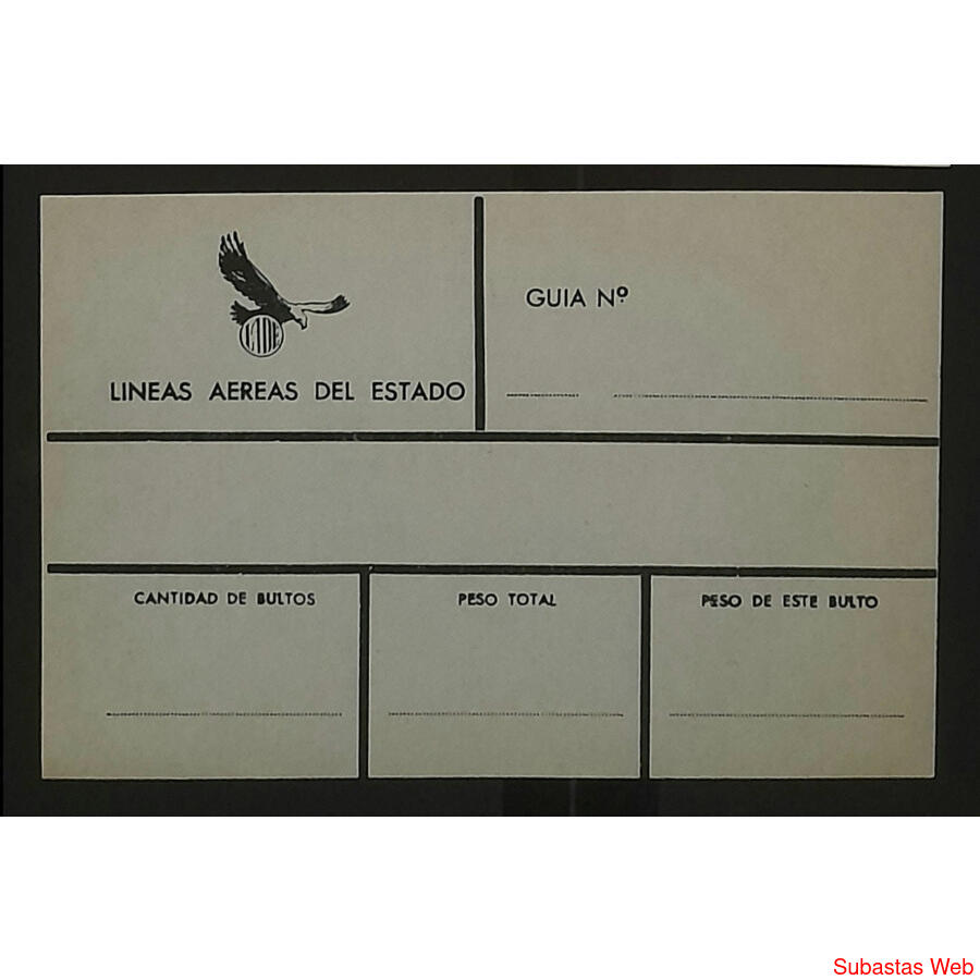 ARGENTINA MAGNIFICO LOTE DE MUY 6 ANTIGUAS GUIÁS DE L.A.D.E.